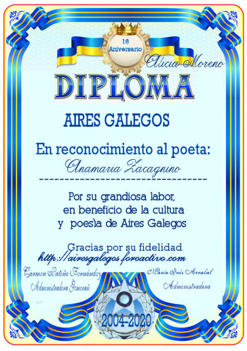 16 ANIVERSARIO AIRES GALEGOS -diplomas por orden alfabético Anamar11