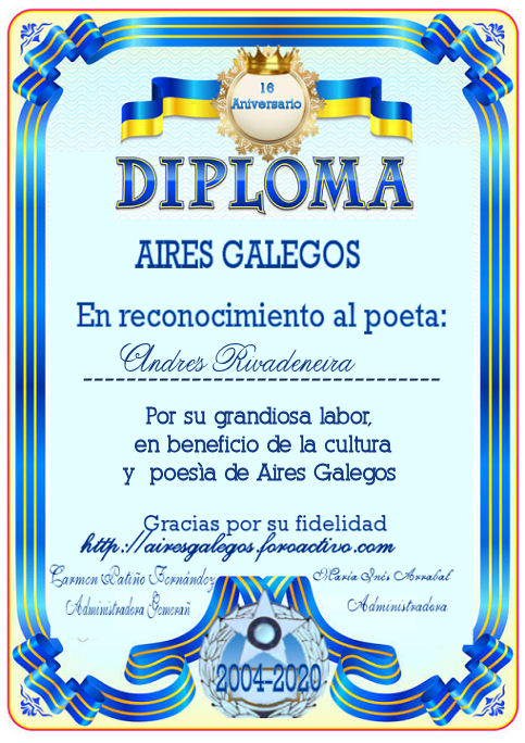 16 ANIVERSARIO AIRES GALEGOS -diplomas por orden alfabético Andres12