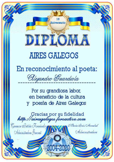 16 ANIVERSARIO AIRES GALEGOS -diplomas por orden alfabético Diplom15