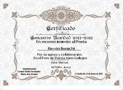 Certificados de participación - Arte Menor Ramzn_19