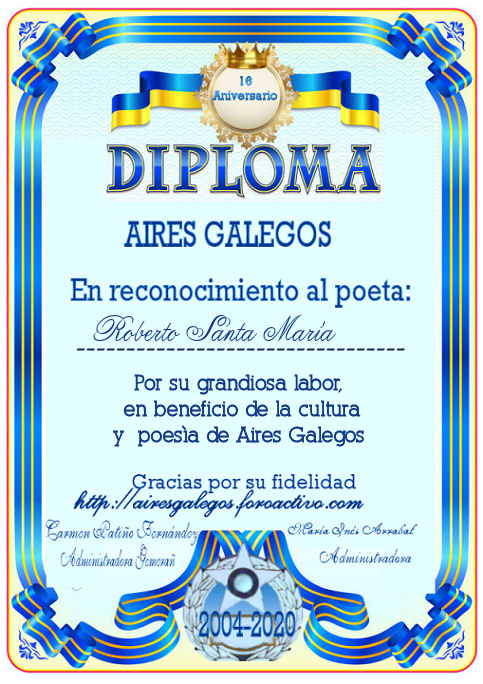 16 ANIVERSARIO AIRES GALEGOS -diplomas por orden alfabético Robert26