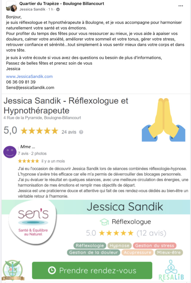 Réflexologie intégrale et Hypnose thérapeutique - Jessica Sandik Captur31