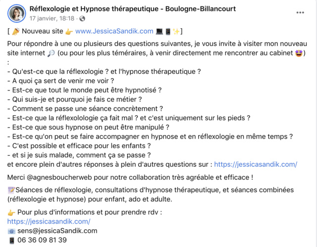 Réflexologie intégrale et Hypnose thérapeutique - Jessica Sandik Captur32
