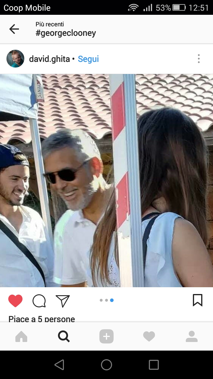 George Clooney filming in Rome Screen10