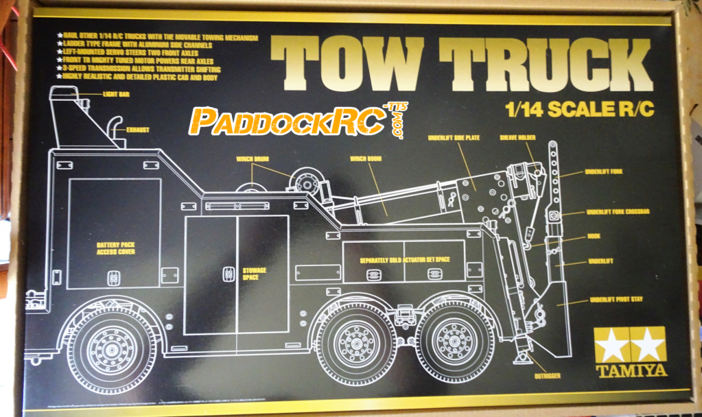 Camion Tamiya Volvo FH16 Globetrotter 750 8X4 Tow Truck 1/14 Imageo17