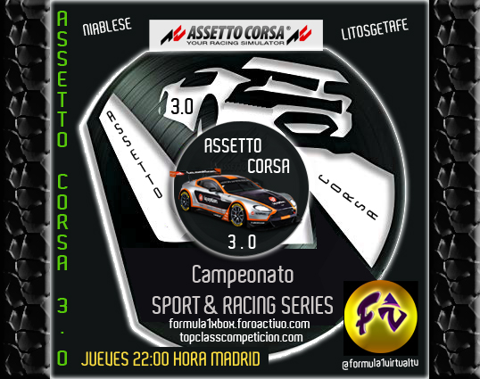 ASSETTO CORSA /// CAMPEONATO SPORT & RACING SERIES 3.0 /// RACE 9 MUGELLO  12 - 12 - 2019 / RESULTADOS + PODIUM + CLASIFICACION GENERAL. 81v4-d11