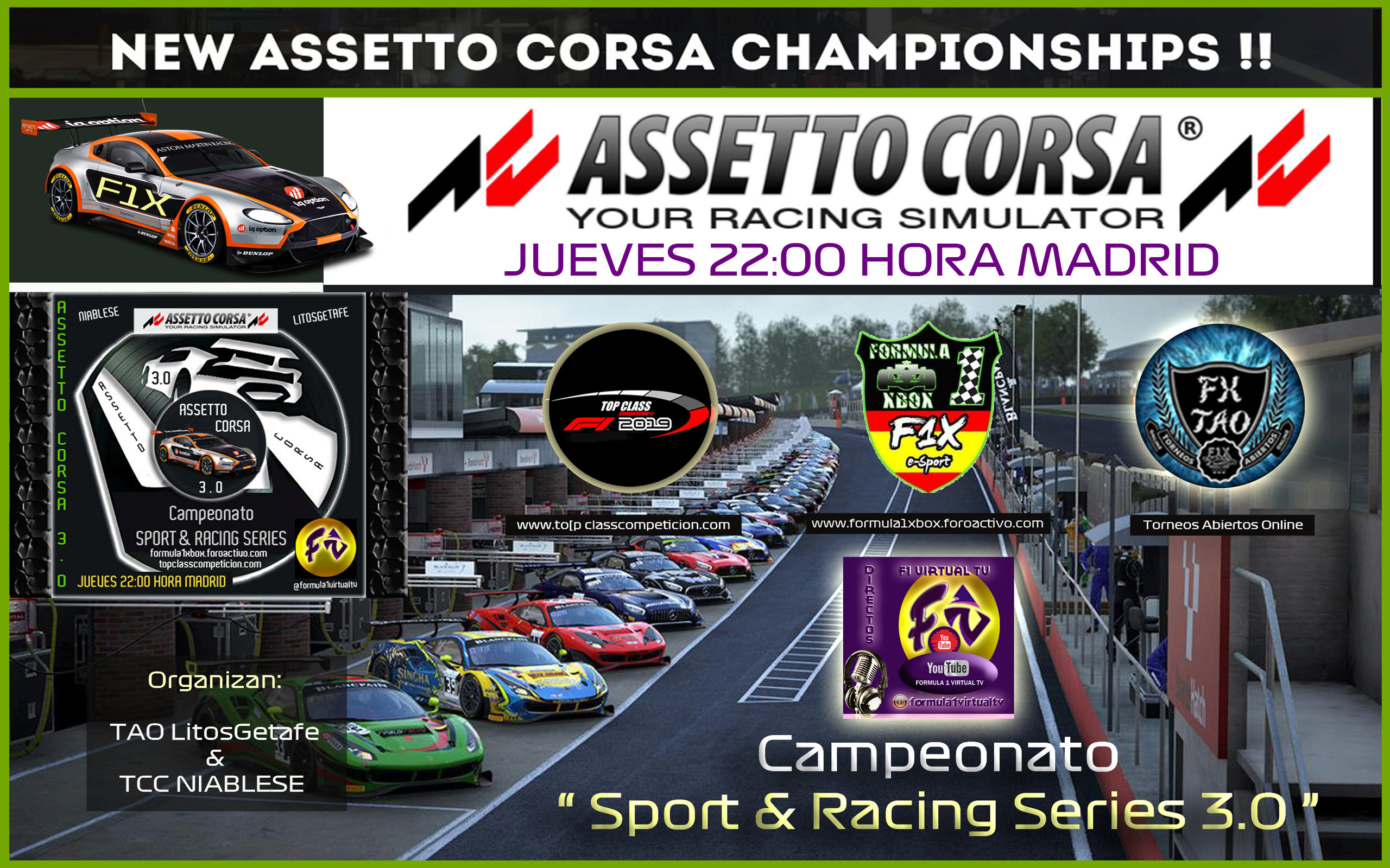  ASSETTO CORSA /// CAMPEONATO SPORT & RACING SERIES 3.0 /// RACE 1 BRAND HACHT - RESULTADOS + PODIUM + CLASIFICACION GENERAL Confir26