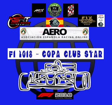 F1 2018 - XBOX ONE * COPA CLUB STAR * AERO / SRT / F1X * REGLAMENTO - NORMATIVA. Doming47