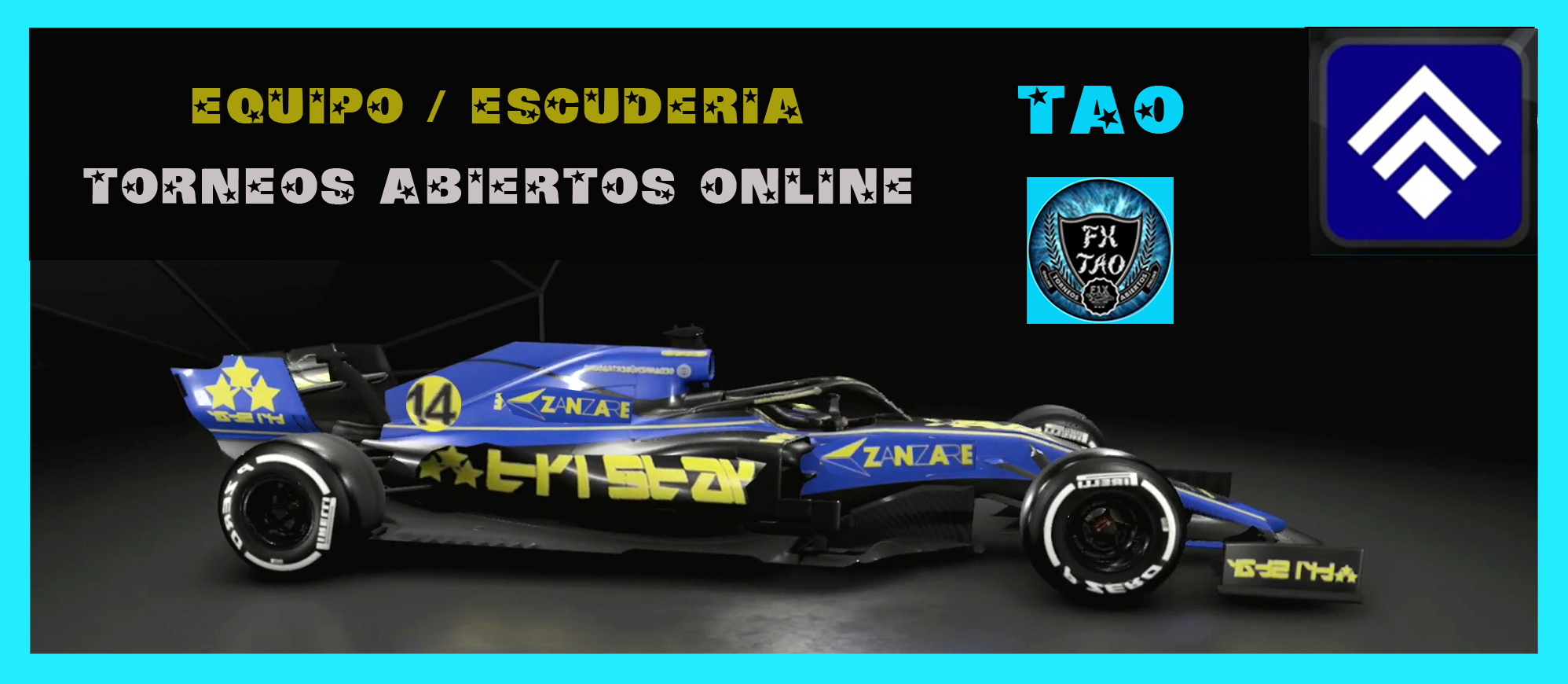 F1 2019 - PERSONALIZADOS / LIGA STAR TEAM / PRESENTACIÓN DEL EQUIPO TORNEOS ABIERTOS ONLINE / TAO. Escude36