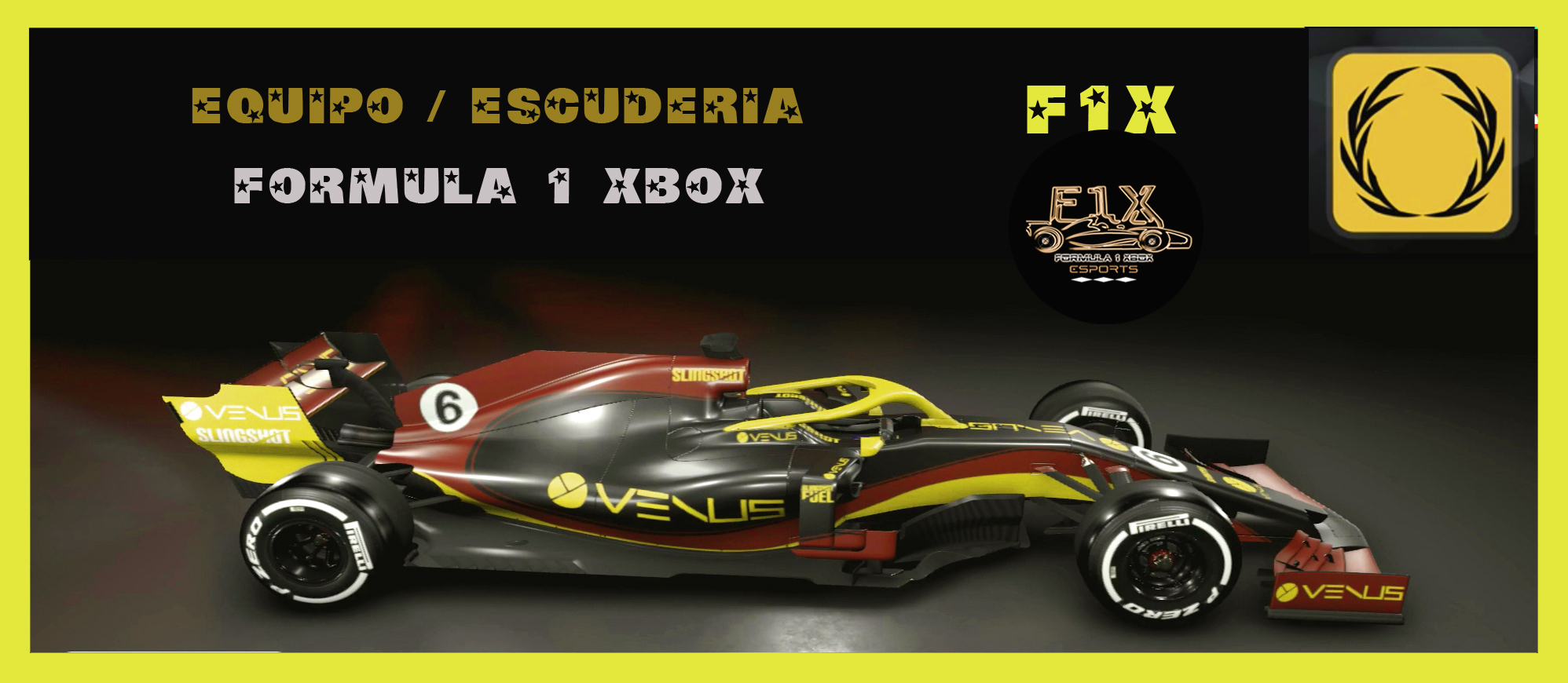 F1 2019 - PERSONALIZADOS / LIGA STAR TEAM / PRESENTACIÓN DEL EQUIPO FORMULA 1 XBOX / F1X. Escude38
