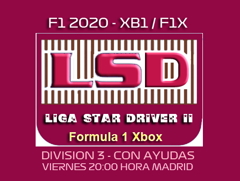 * F1 2020 - XB1 * LIGA STARDRIVER  II - F1X * VIERNES 20:00 HORA MADRID * DIVISION 3 * INSCRIPCIONES ABIERTAS * ORGANIZA F1X PAPADEVILS * Logo_t17