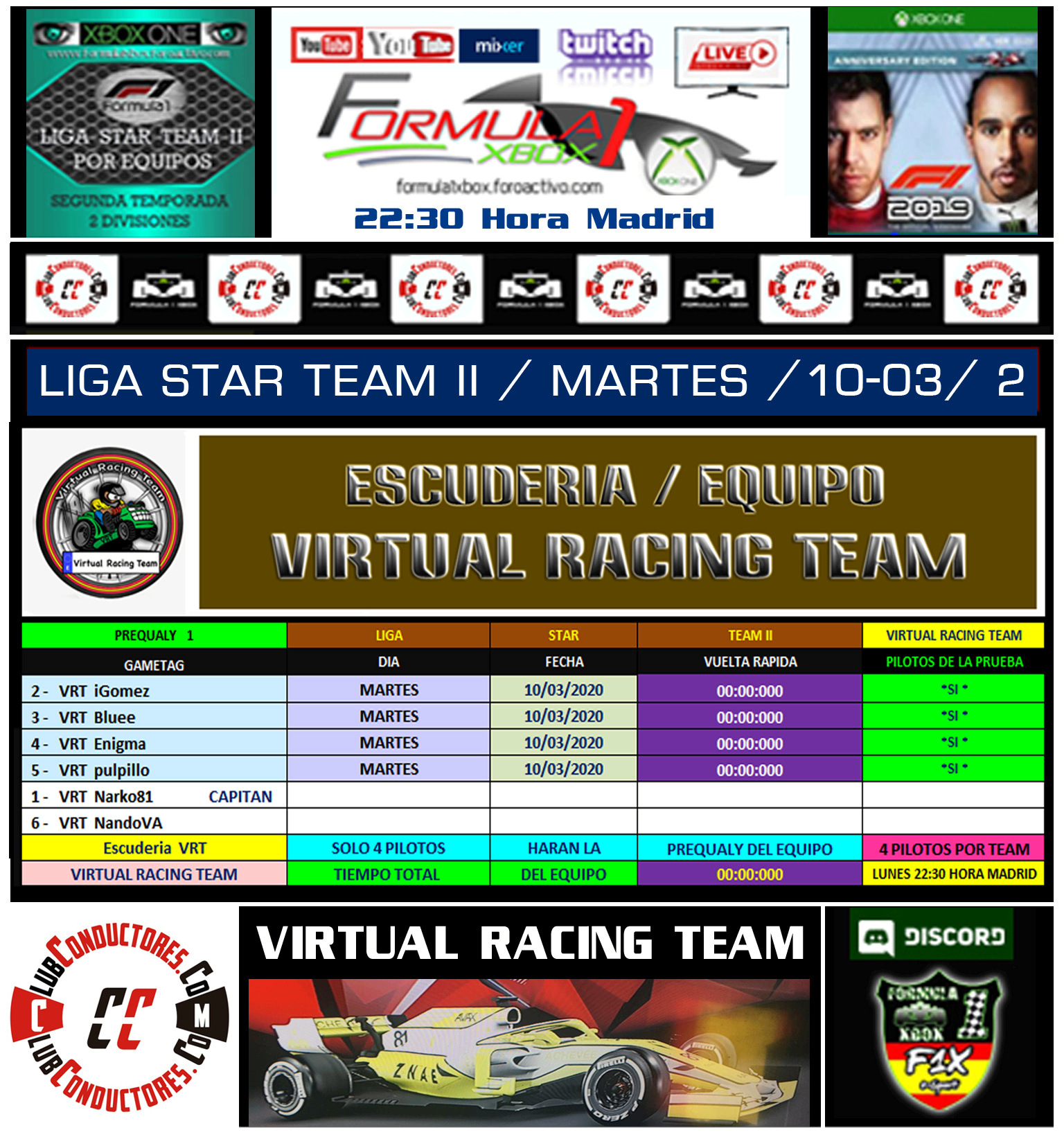 F1 2019 - XBOX ONE / LIGA STAR TEAM II - F1X / ESCUDERIA VIRTUAL RACING TEAM. Vrt_ma11