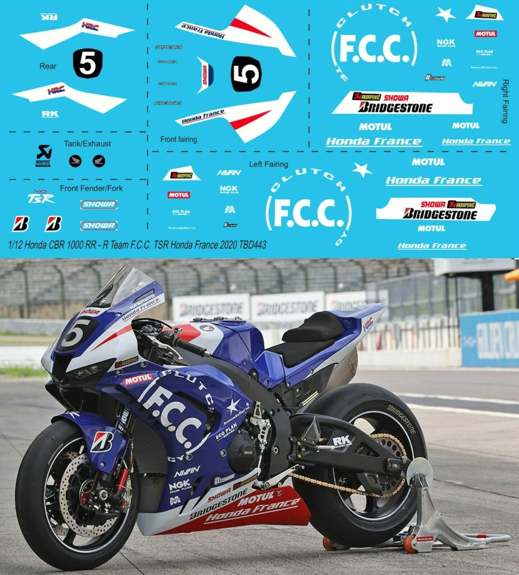 HONDA 1000 CBR RR "FCC TSR #5" 24h DU MANS 2020 S-l16011