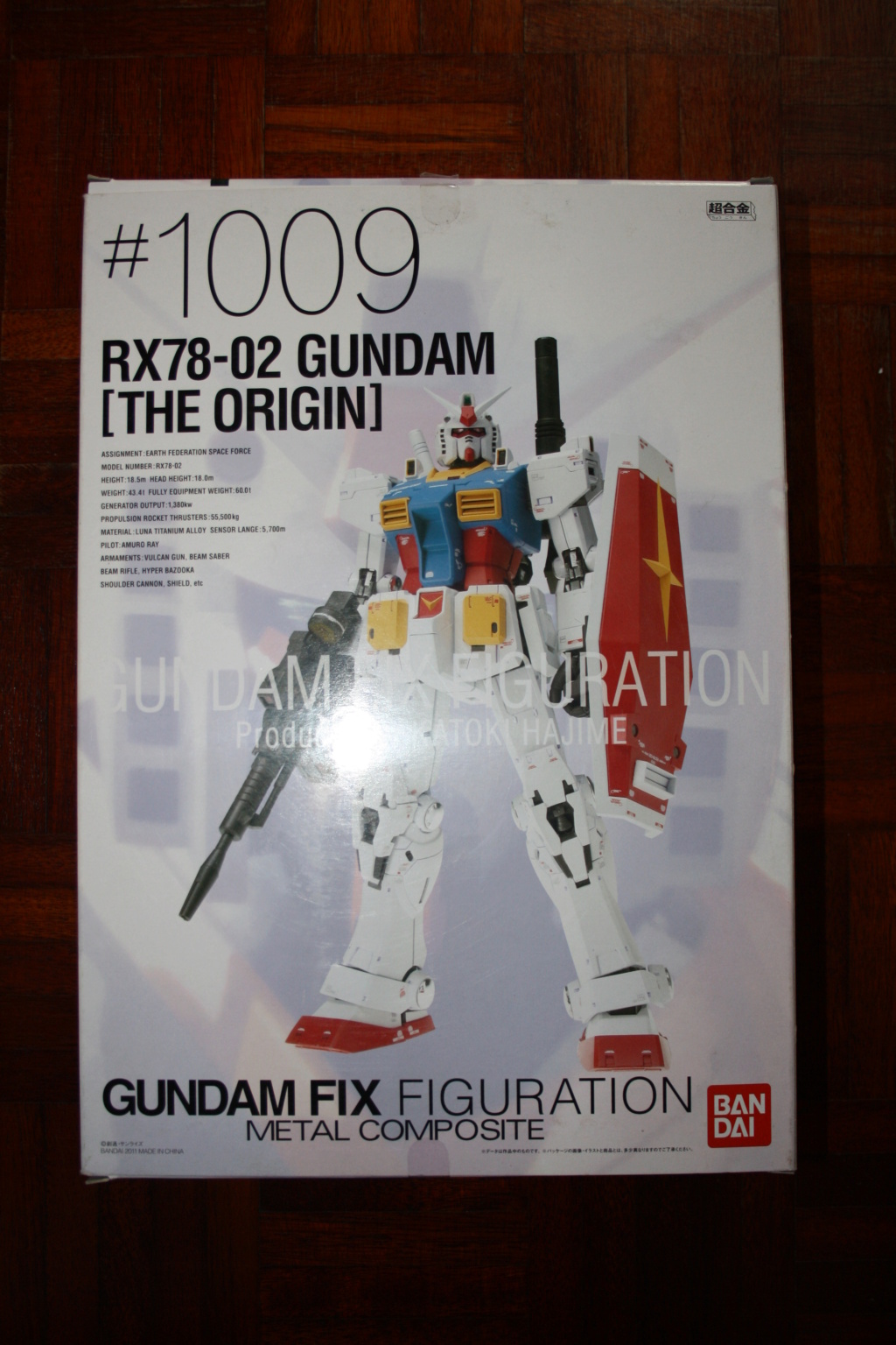 BANDAI * Gundam RX78-02 * Metal Composite #1009 * The Origin Img_4910