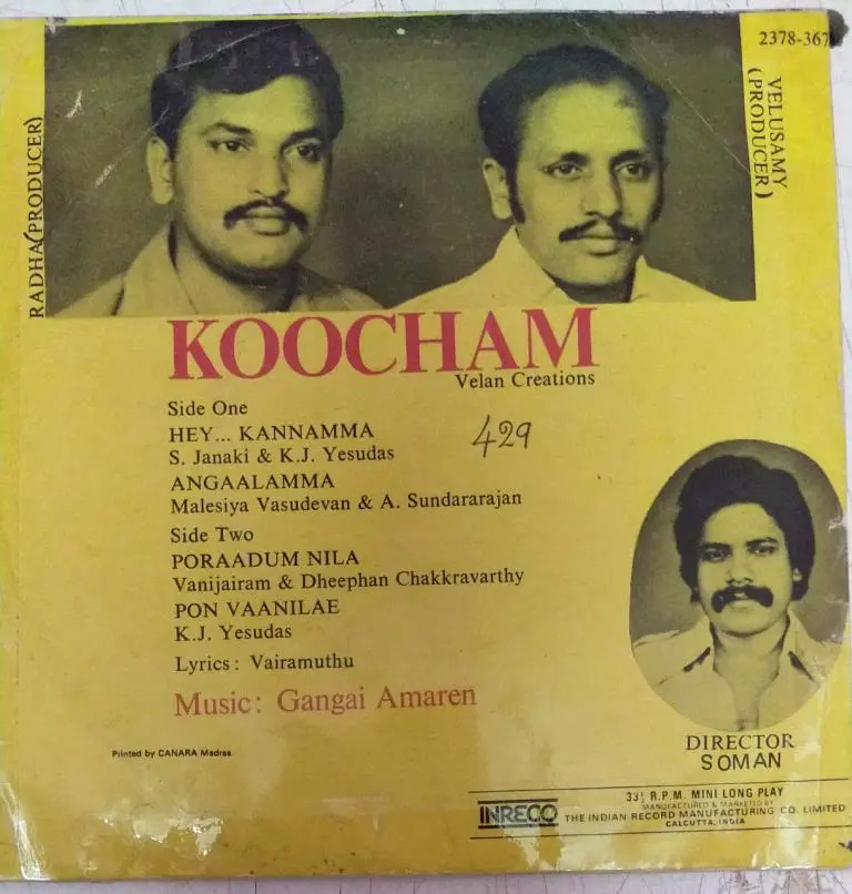 Gangai Amaran as music director Koocha10