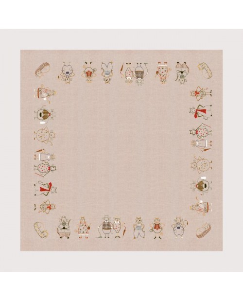 Broderie traditionnelle  - Page 4 Nappe-10