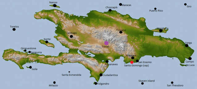 Cartographie de Santo Domingo Z240