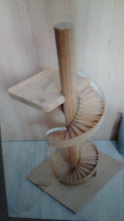 Treppenkunst mit einem gekauften Holztreppenrohling 09062016