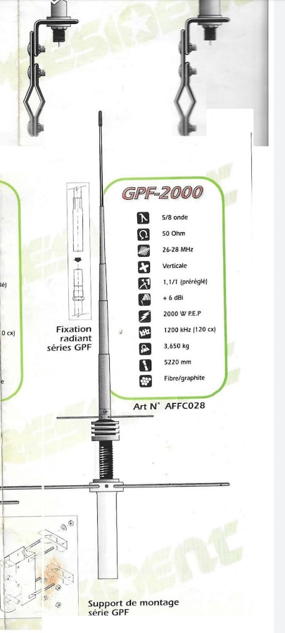 President GPF 2000 (Antenne fixe) Fiche_10