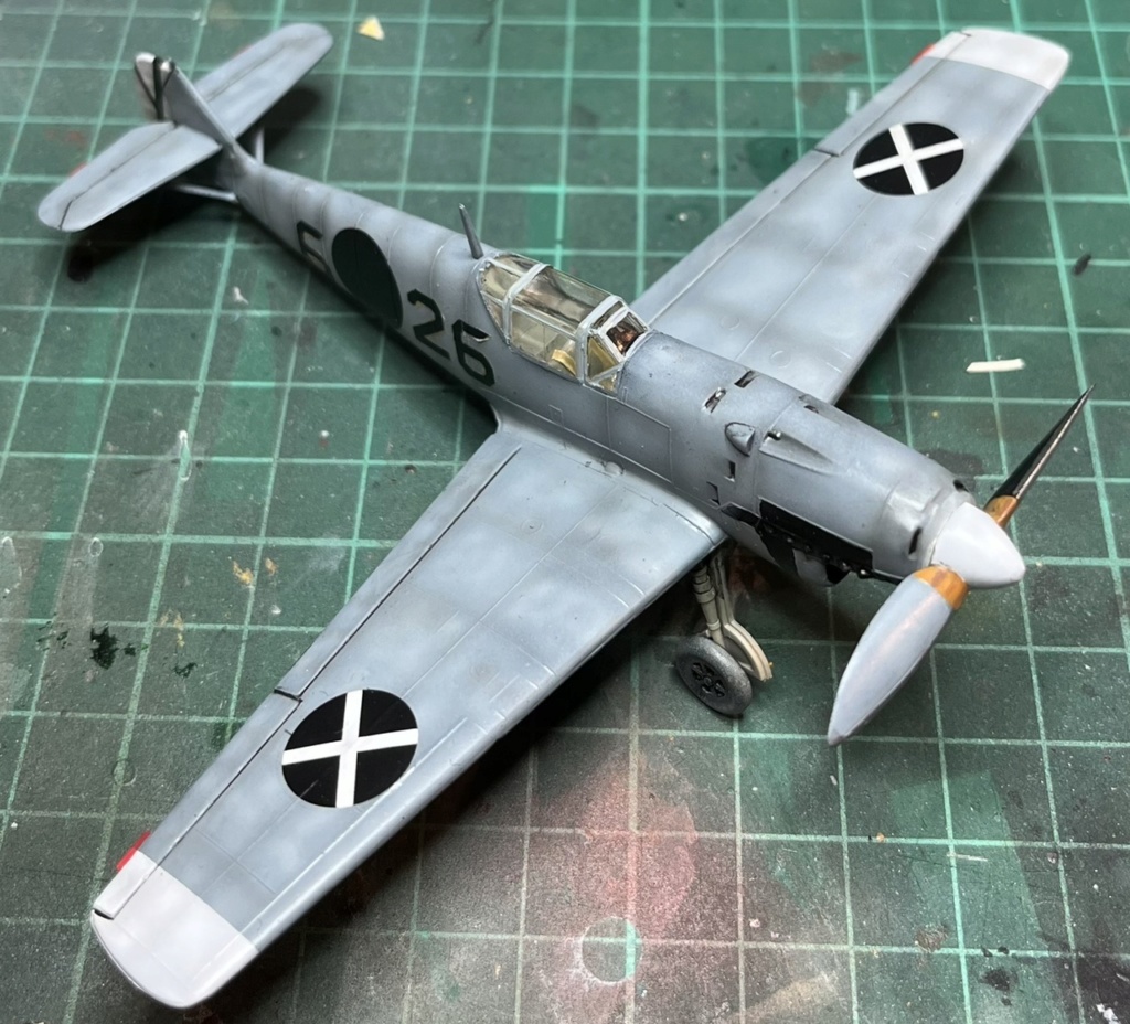 [Heller] 1/72 - Messerschmitt Bf 109 B en Espagne -  (VINTAGE)  (bf109) 366b1610