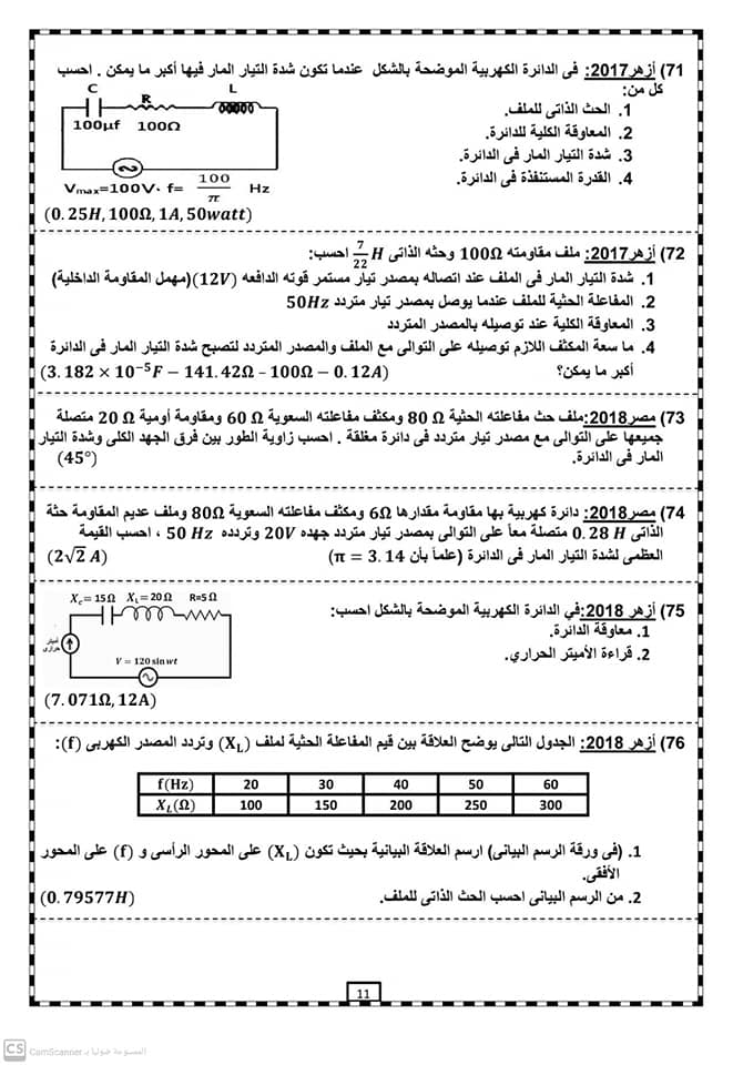 ملخص فيزياء الثانوية في 24 صفحة الاستاذ / احمد قاقا 11133