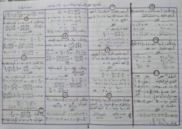 مراجعة أ/ علاء طنطاوي في الرياضيات للصف الثالث الإعدادي ترم أول 2023 3_img261