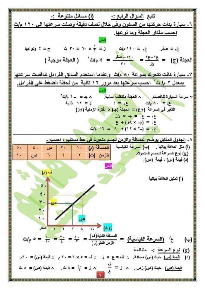 مراجعة ليلة الامتحان علوم تالتة اعدادي ترم أول استاذ احمد هاشم 6193