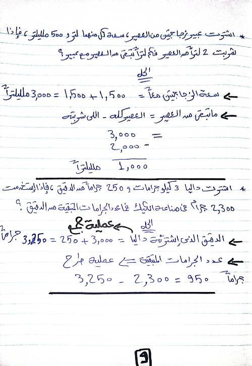 المراجعه النهائيه رياضيات للصف الرابع الإبتدائي الترم الاول  2024 9_img_70