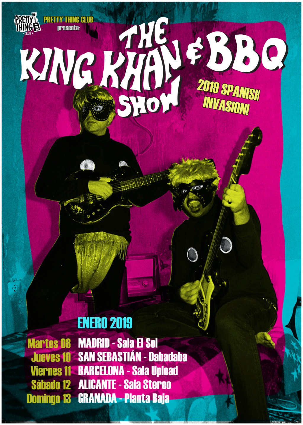 KING KHAN & BBQ SHOW en gira del 8-13 Enero 2019 Poster10