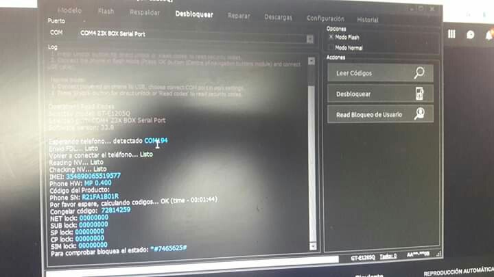 aporte - Aporte unlock Samsung e1205q 20181018