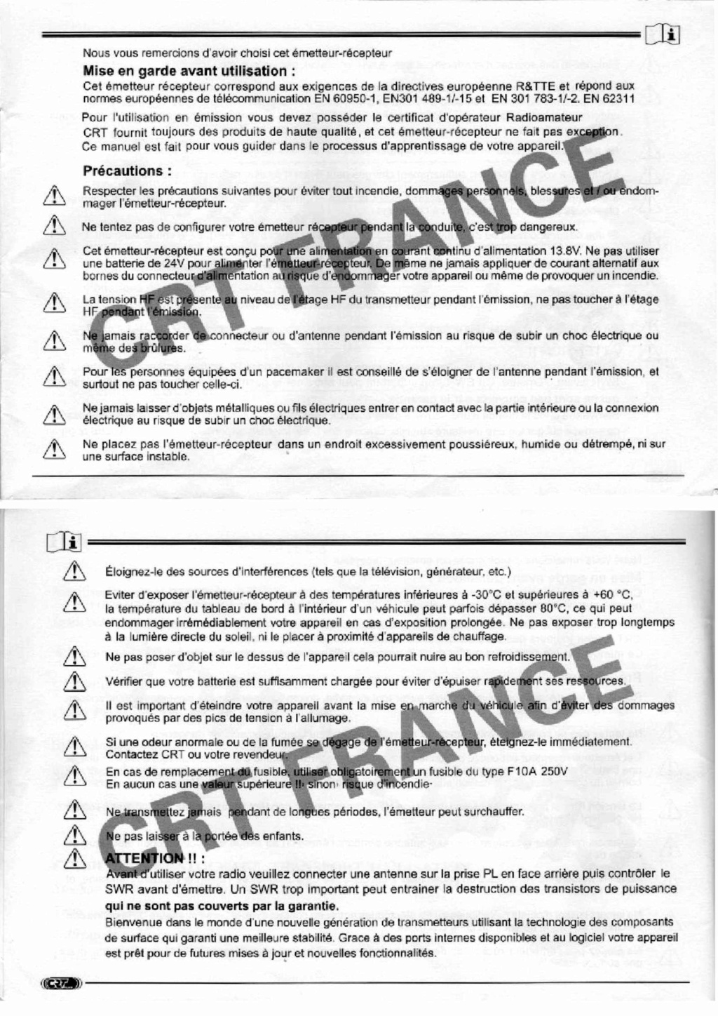 Tag notice sur La Planète Cibi Francophone Feuill11
