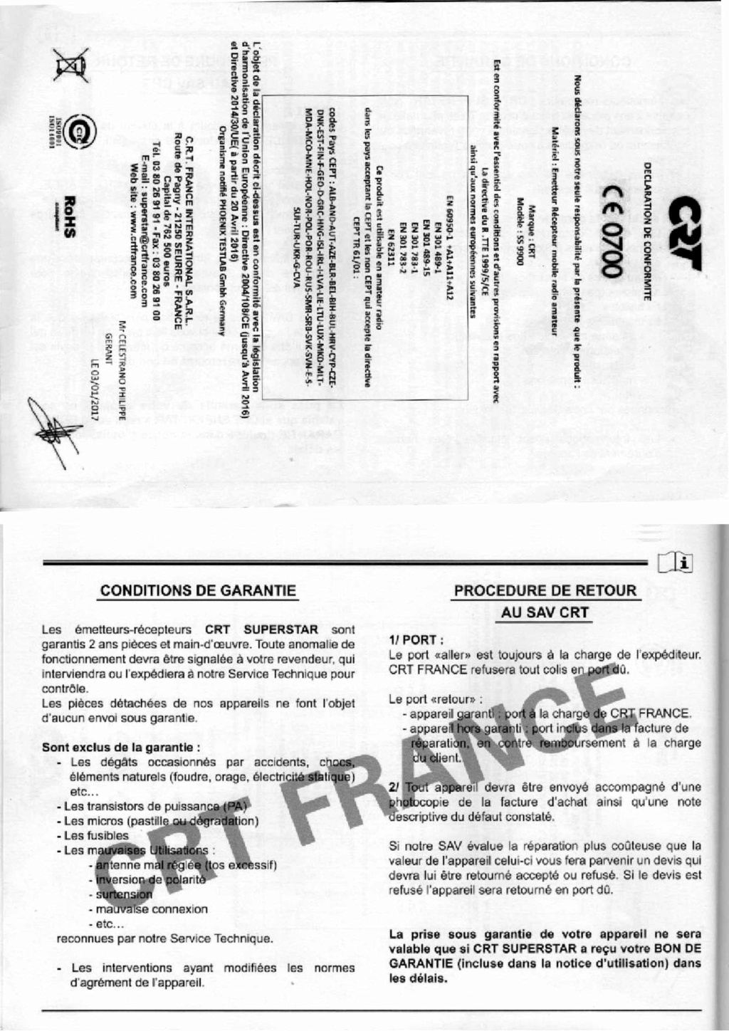 notice - CRT SS 9900 v4 (Mobile) - Page 17 Feuill22