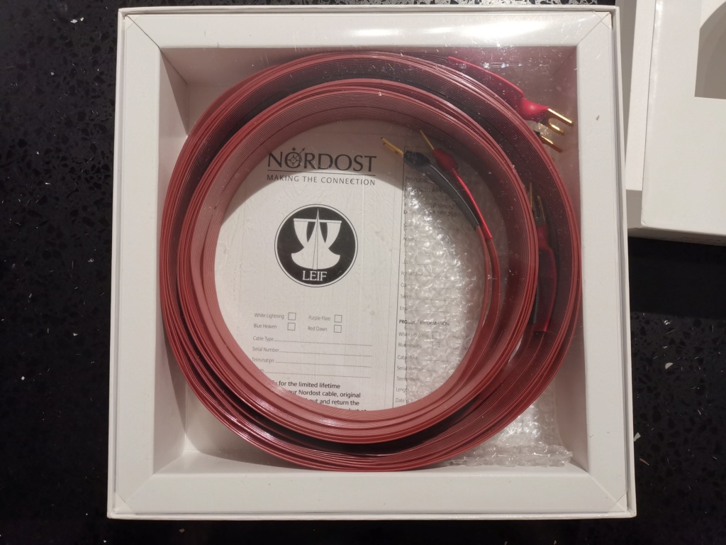 Nordost Red Dawn LS speaker cable -sold Img_2127