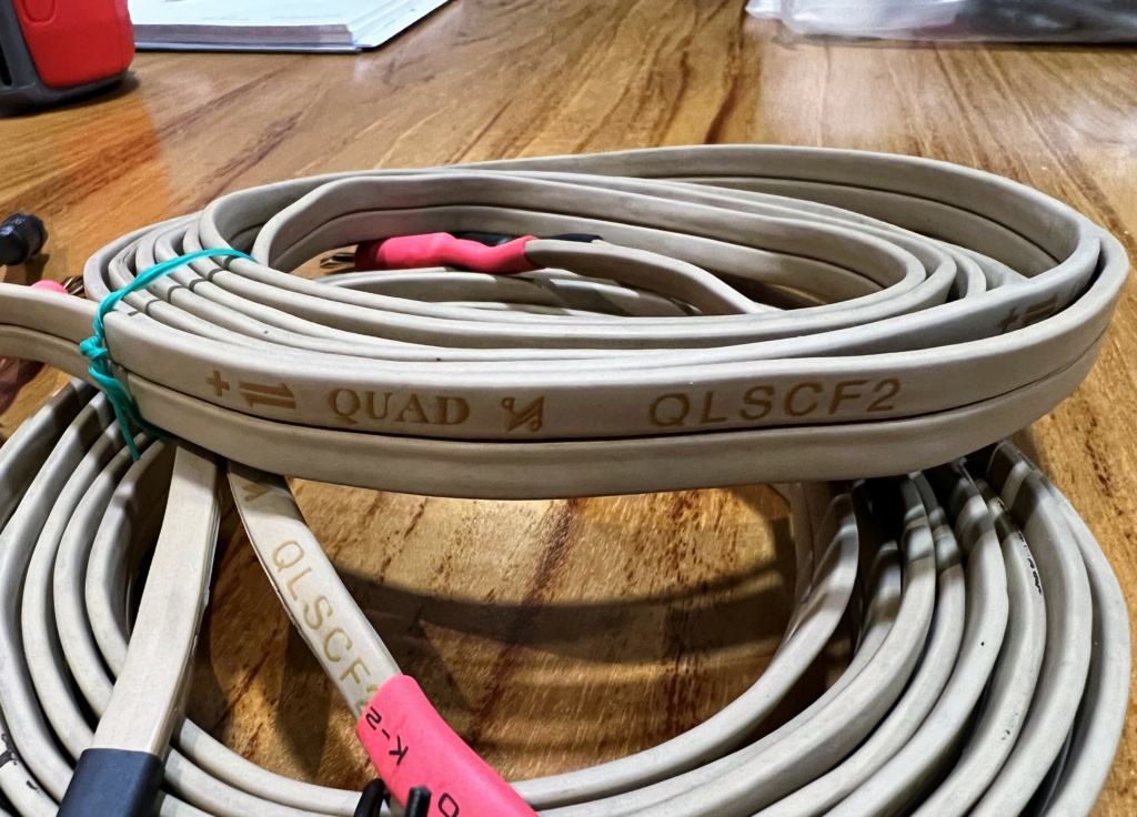 Quad QLSCF2 Speaker cable (SOLD) Img_3520