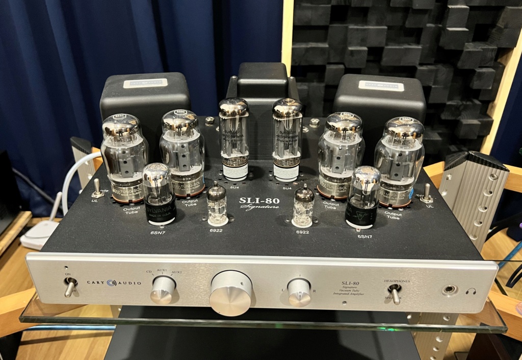 Cary Audio SLI-80 Signature Integrated Amplifier (display unit) Img_5523
