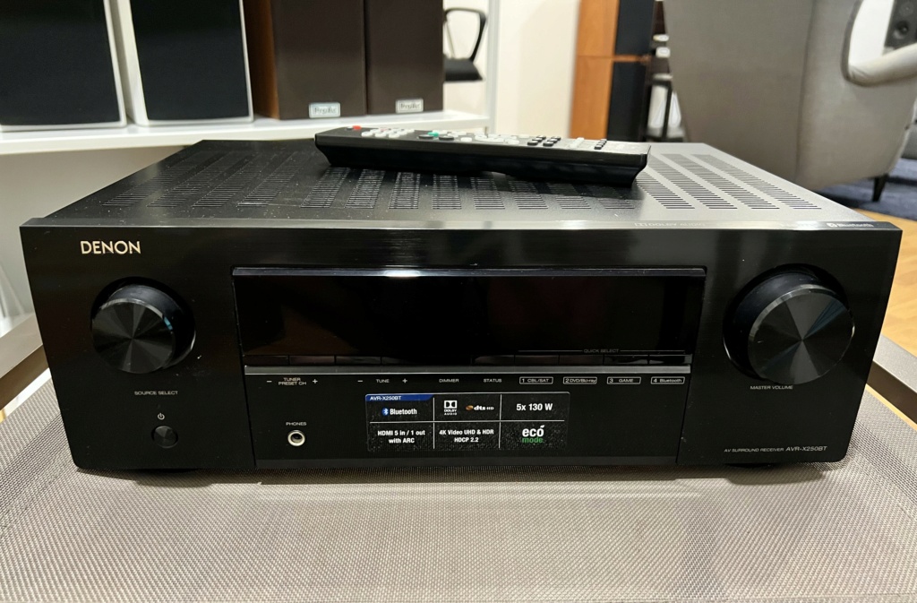 Denon AVR-X250BT AV Amplifier (SOLD) Img_5611