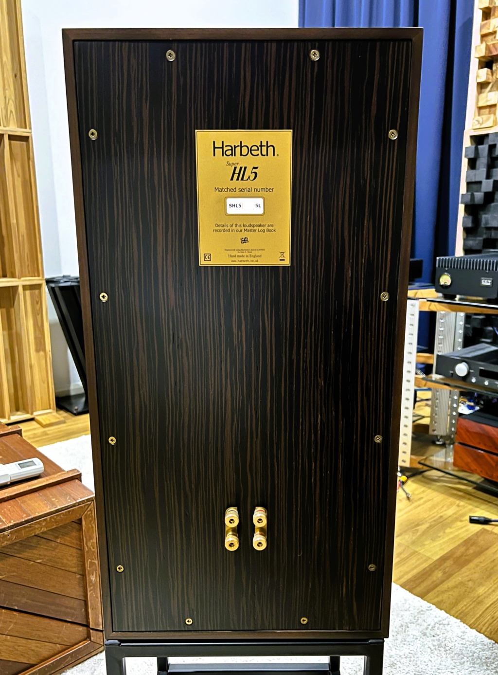 Harbeth SHL5 Speakers - Tiger Ebony (sold) Img_7117