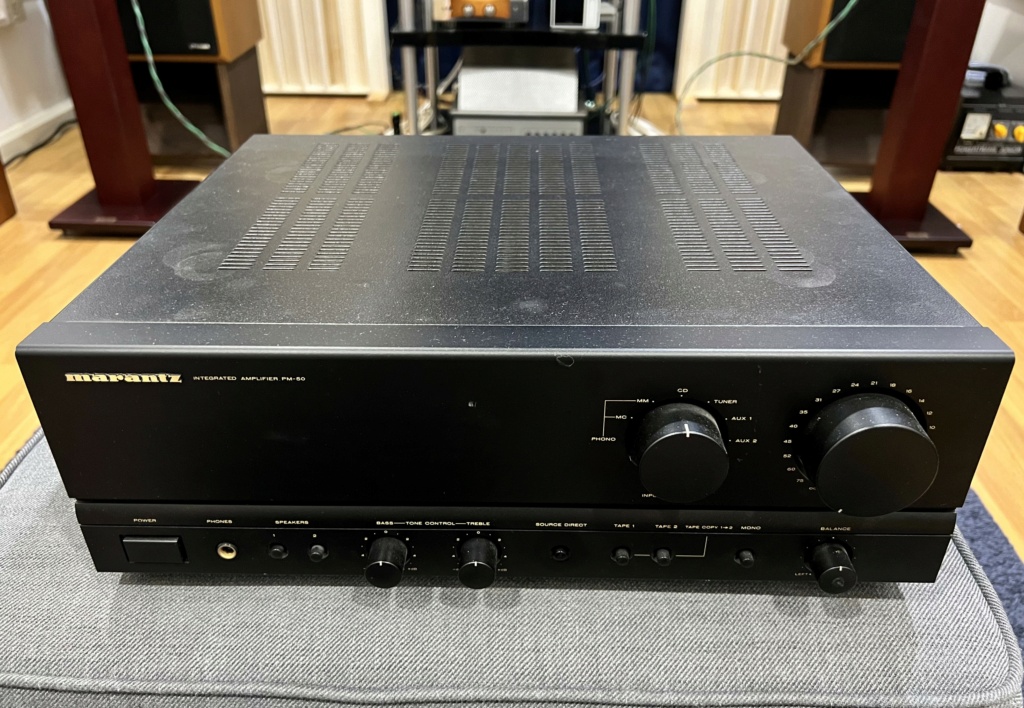 Marantz PM-50 Integrated Amplifier (sold) Img_7431