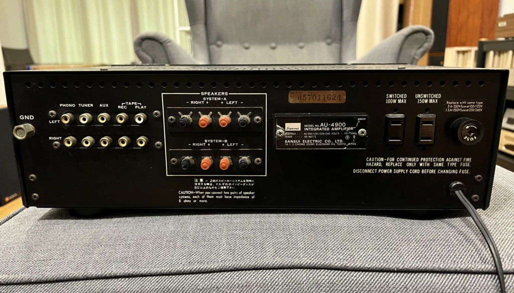Sansui AU-4900 Integrated Amplifier (SOLD) Img_7433