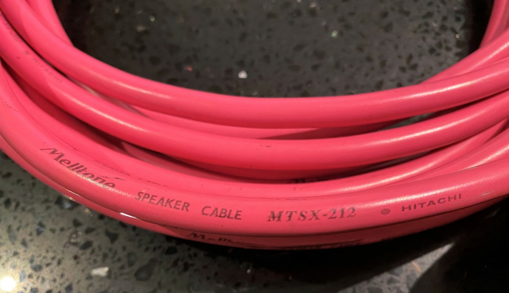 Hitachi Meltone MTSX-212 Speaker Cable (sold) Img_7714