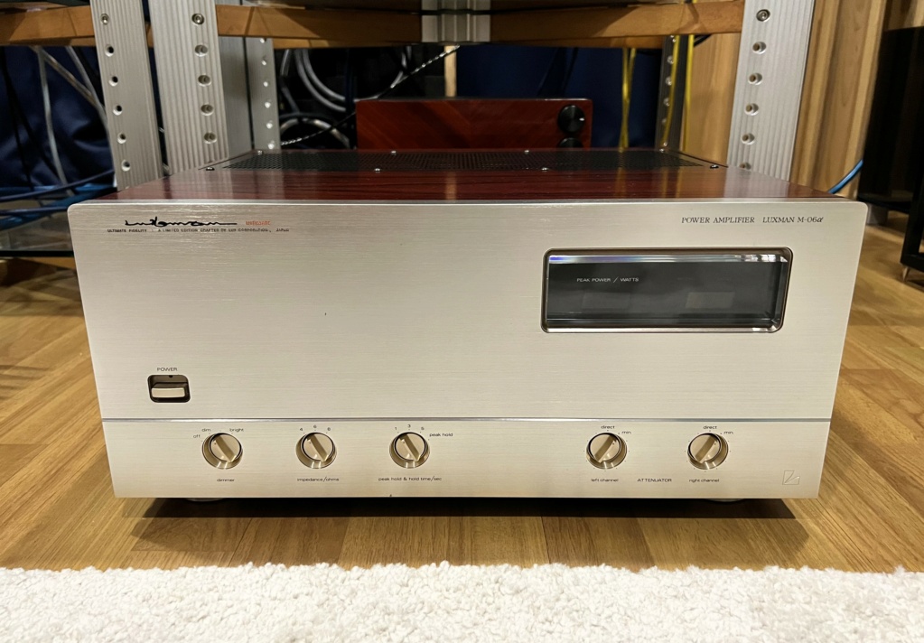 Luxman M-06α (Alpha) Power amplifier (sold) Img_8119