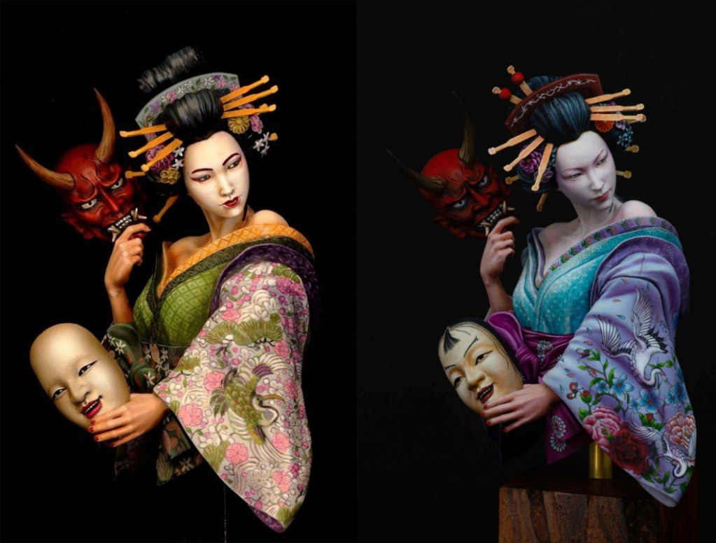 Oira Geisha 200 mm : Terminée ! Kabuki10