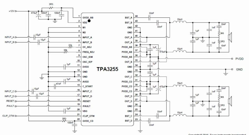 Nuova scheda TPA3255 compatta e semplice...qualcuno l'ha provata? Tpa32511