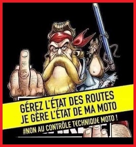 Quand les motards font le boulot des autorités, pour assurer la sécurité des usagers 31595439