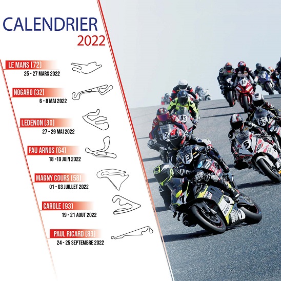 championnat de France Superbike 2022 Calend11