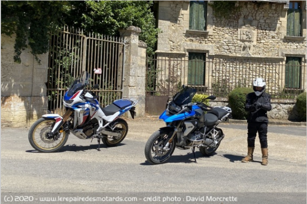 Comparatif - BMW R 1250 GS Adventure VS Honda CRF 1100 L Africa Twin Adventure Sports: les trails au sommet Ffttt10