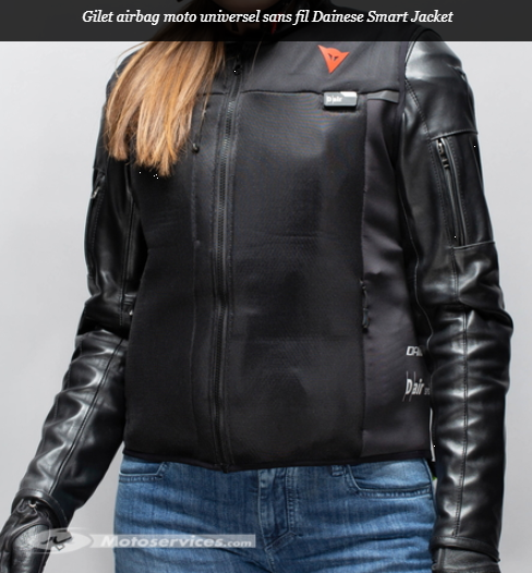 Smart Jacket : Dainese lance un gilet airbag sans fil et universel Snip_313