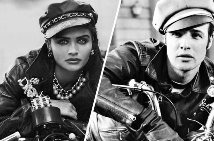 Peter Lindbergh - La mode et les motos Snip_827