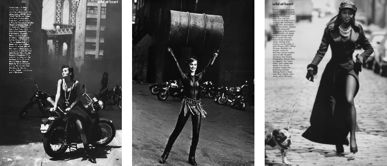 Peter Lindbergh - La mode et les motos Snip_833