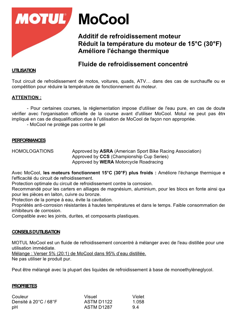 Liquide de refroidissement 787e1510